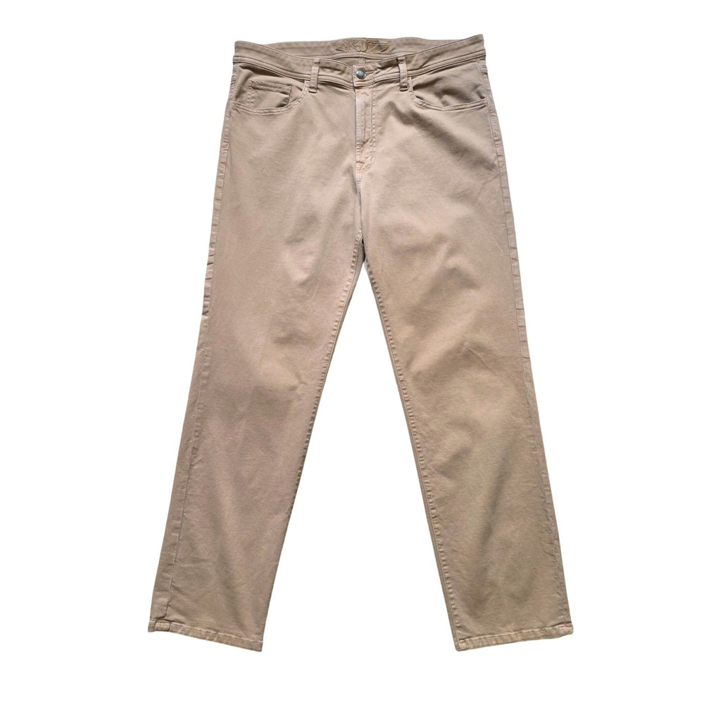 Straight Down Golf Pants 36x30 Khaki Stretch 5 Pocket Men's